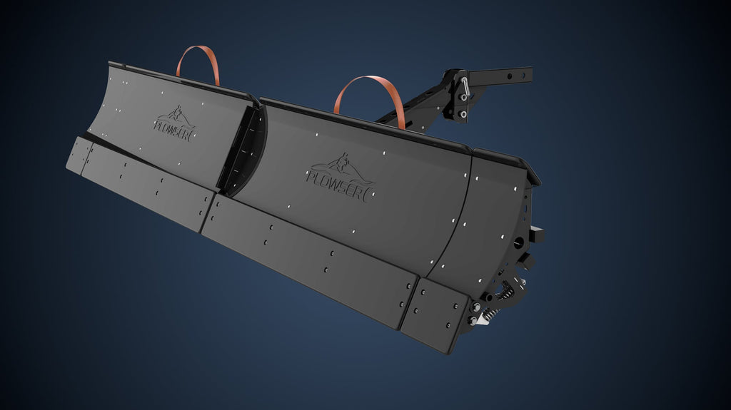 snow plow for lawn mower